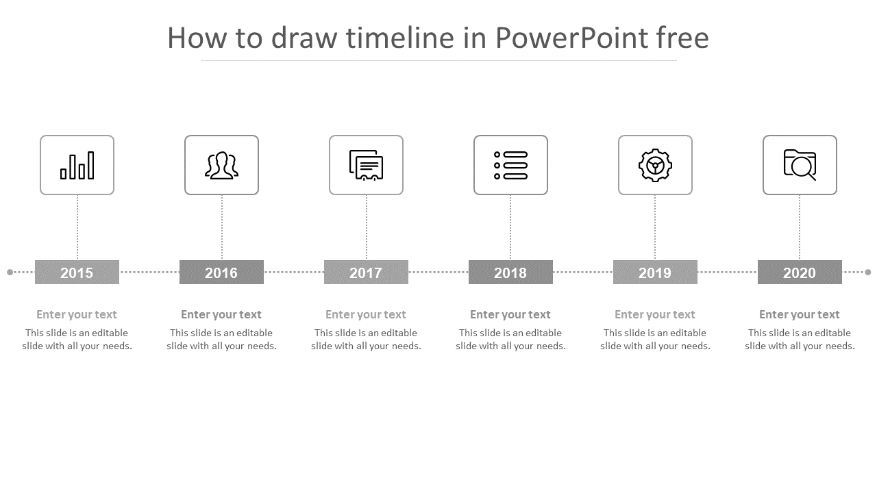 Free - How To Draw Timeline In PowerPoint Free Download